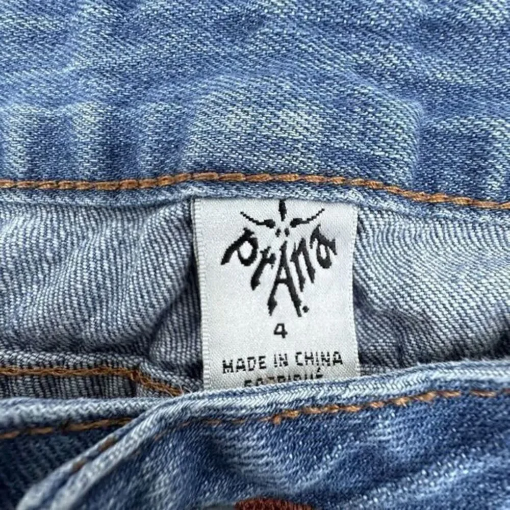 Prana Womens Jeans Size 4/23 Blue Skinny Low‎ Rise Crop Denim Short Inseam